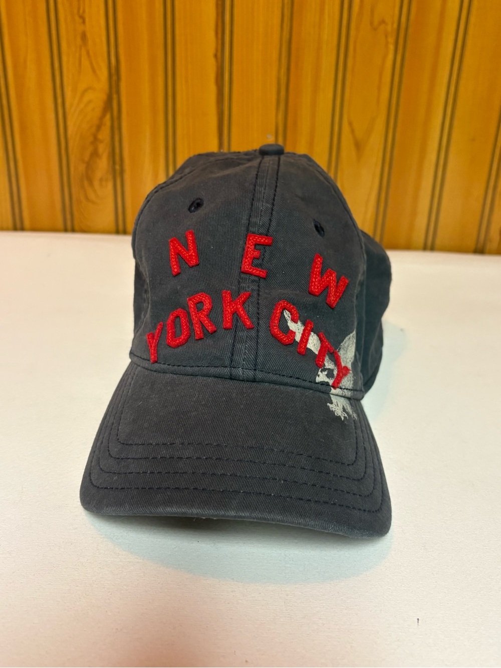 American Eagle Outfitters Black Hat with Red "New York City" Embroidery